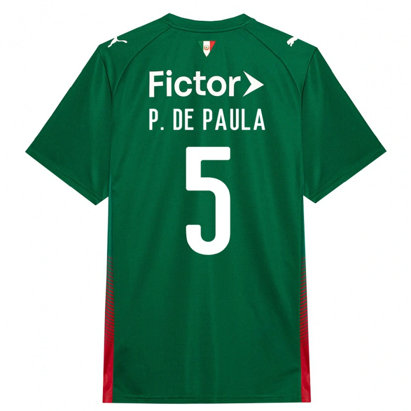 Danxen Kvinder Patrick De Paula #5 Grøn Rød Hvid Hjemmebane Spillertrøjer 2026/27 Trøje T-Shirt