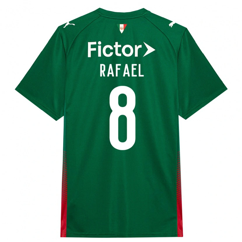 Danxen Kvinder Ze Rafael #8 Grøn Rød Hvid Hjemmebane Spillertrøjer 2026/27 Trøje T-Shirt