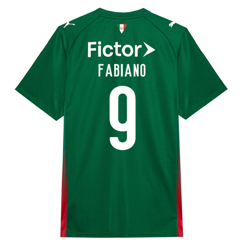 Danxen Kvinder Fabiano Rodrigues Pereira #9 Grøn Rød Hvid Hjemmebane Spillertrøjer 2026/27 Trøje T-Shirt