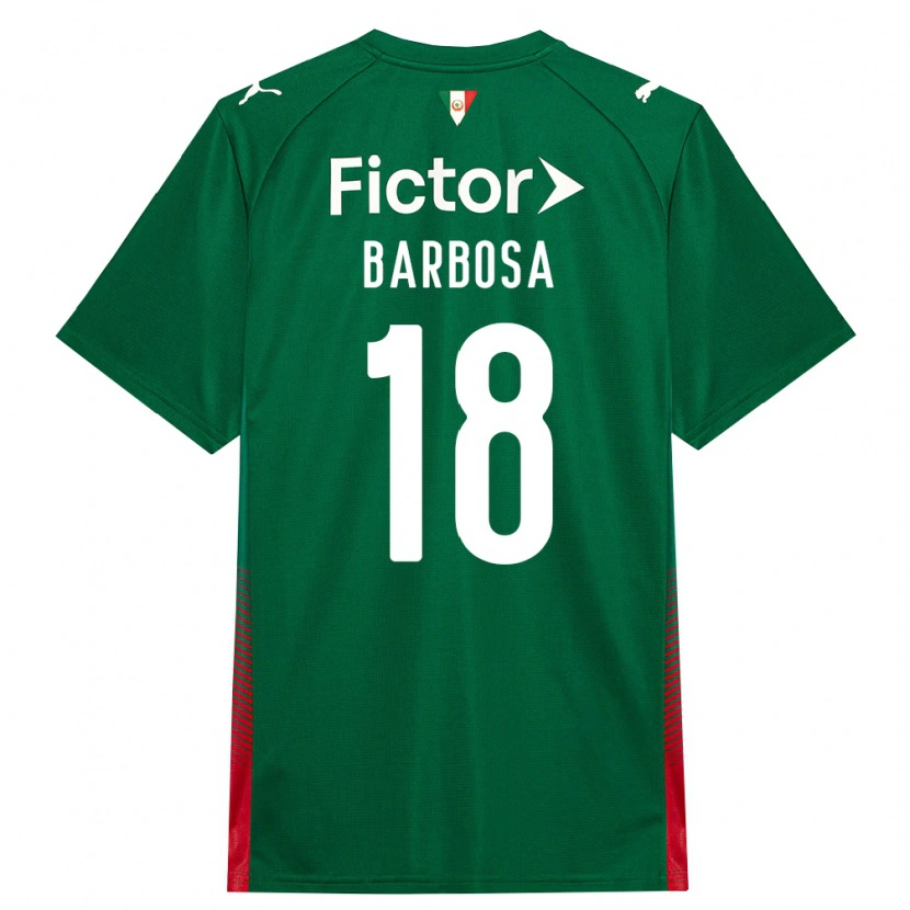Danxen Kvinder Danilo Barbosa #18 Grøn Rød Hvid Hjemmebane Spillertrøjer 2026/27 Trøje T-Shirt