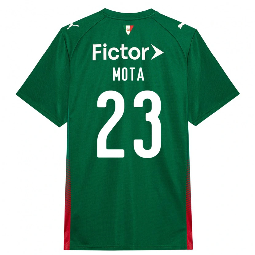Danxen Kvinder Flávia Mota #23 Grøn Rød Hvid Hjemmebane Spillertrøjer 2026/27 Trøje T-Shirt