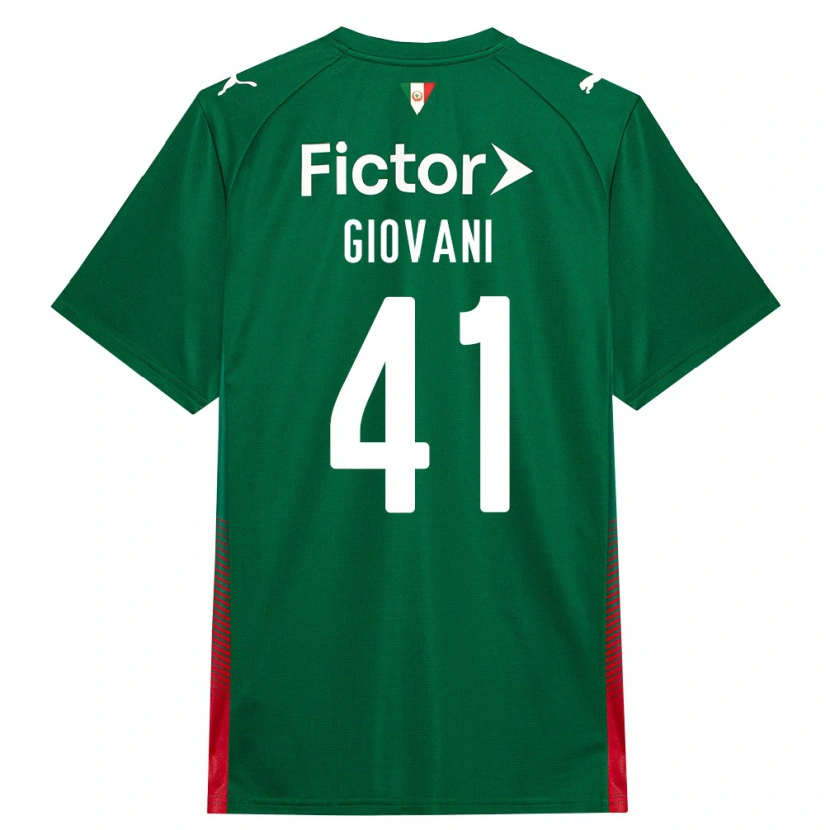 Danxen Kvinder Giovani #41 Grøn Rød Hvid Hjemmebane Spillertrøjer 2026/27 Trøje T-Shirt