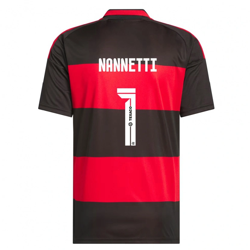 Danxen Kvinder Léo Nannetti #1 Rød Sort Hvid Hjemmebane Spillertrøjer 2026/27 Trøje T-Shirt