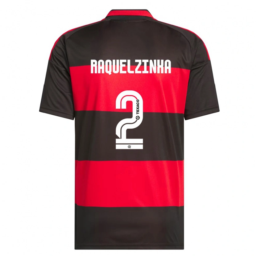 Danxen Kvinder Raquelzinha #2 Rød Sort Hvid Hjemmebane Spillertrøjer 2026/27 Trøje T-Shirt