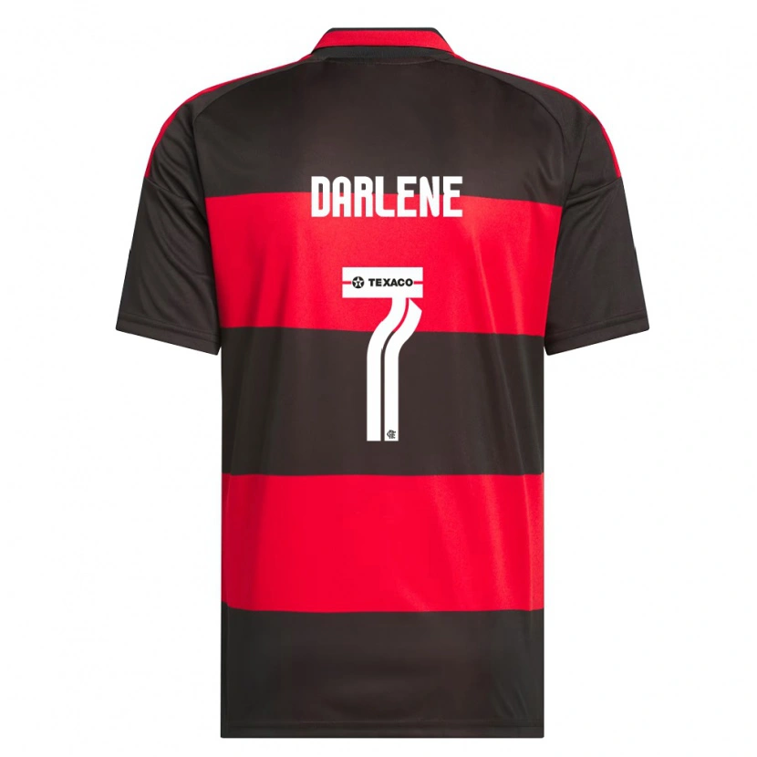 Danxen Kvinder Darlene #7 Rød Sort Hvid Hjemmebane Spillertrøjer 2026/27 Trøje T-Shirt
