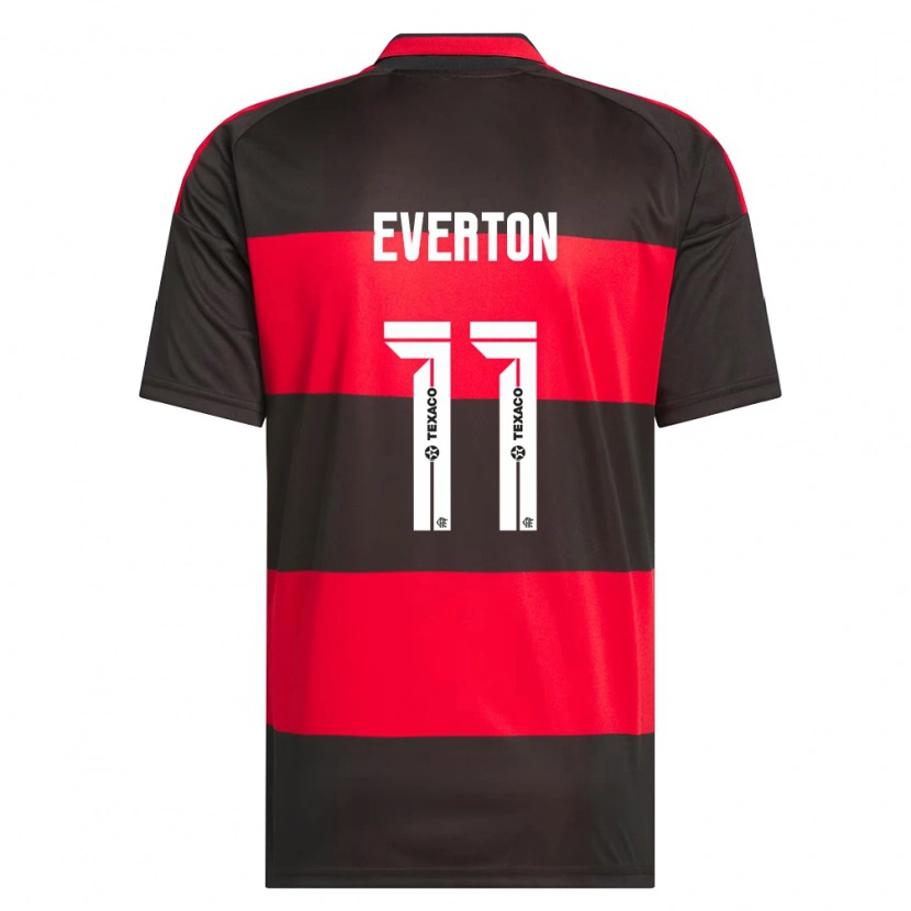 Danxen Kvinder Everton Sousa Soares #11 Rød Sort Hvid Hjemmebane Spillertrøjer 2026/27 Trøje T-Shirt
