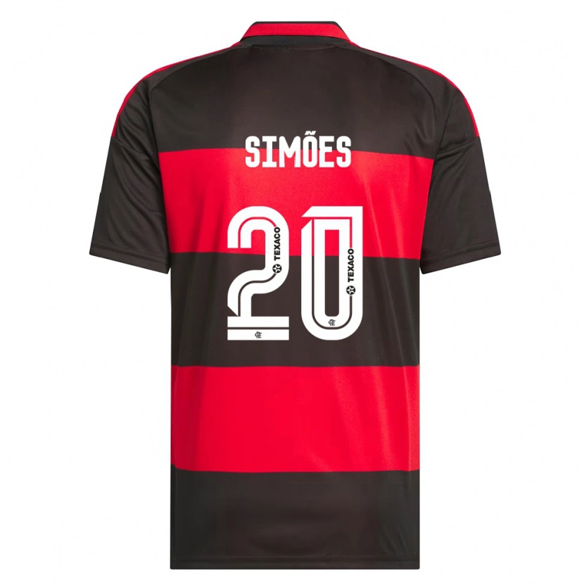 Danxen Kvinder Fabi Simões #20 Rød Sort Hvid Hjemmebane Spillertrøjer 2026/27 Trøje T-Shirt