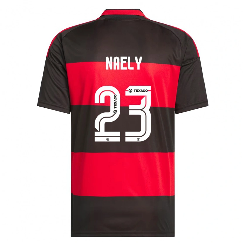 Danxen Kvinder Naely #23 Rød Sort Hvid Hjemmebane Spillertrøjer 2026/27 Trøje T-Shirt