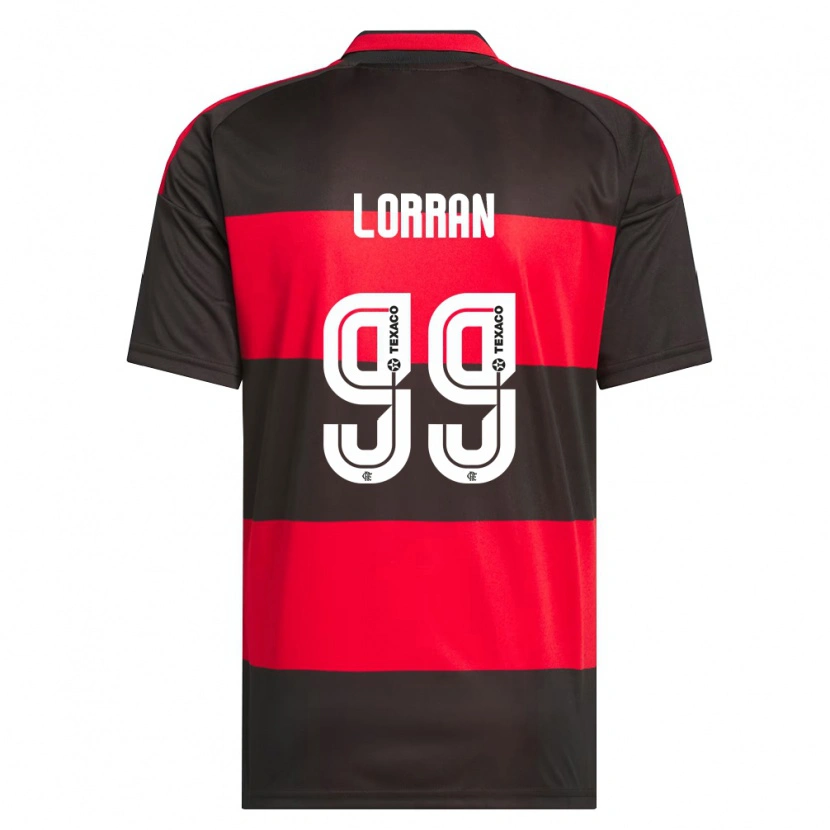 Danxen Kvinder Lorran Lucas Pereira De Sousa #99 Rød Sort Hvid Hjemmebane Spillertrøjer 2026/27 Trøje T-Shirt