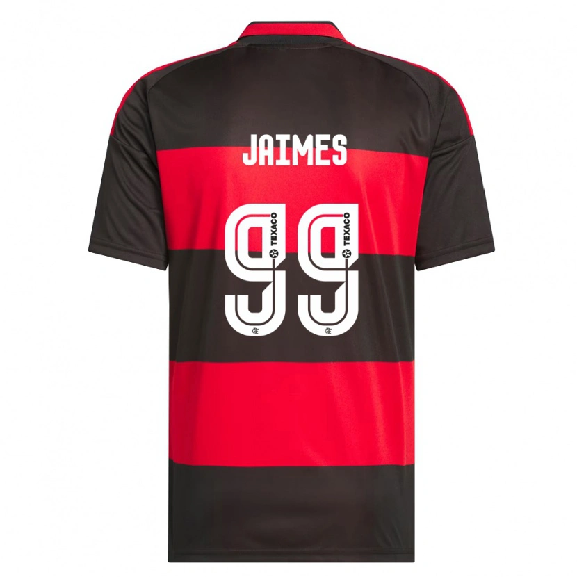 Danxen Kvinder Sole Jaimes #99 Rød Sort Hvid Hjemmebane Spillertrøjer 2026/27 Trøje T-Shirt