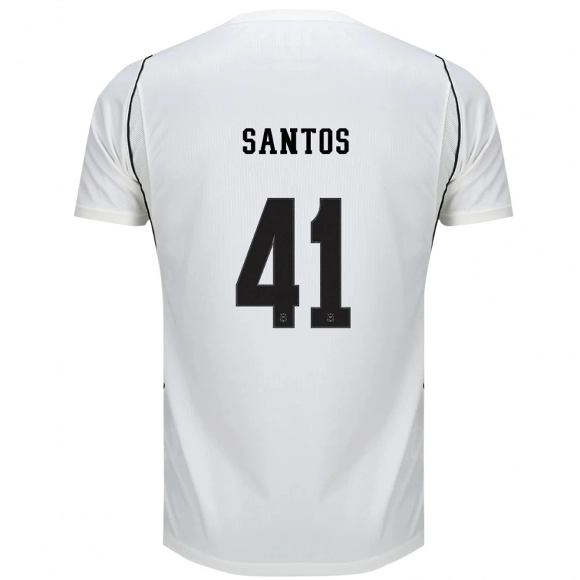 Danxen Kvinder Renato Santos #41 Hvid Sort Rød Hjemmebane Spillertrøjer 2026/27 Trøje T-Shirt