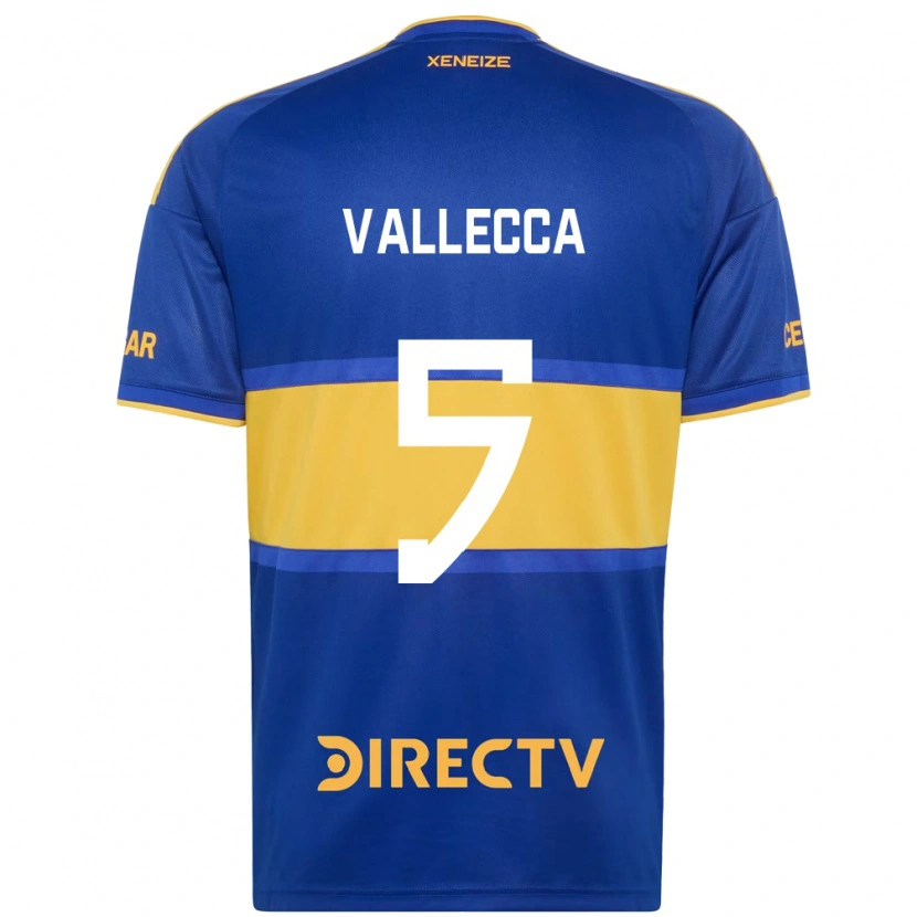 Danxen Kvinder Santiago Vallecca #5 Kongelig Blå Gul Hjemmebane Spillertrøjer 2026/27 Trøje T-Shirt
