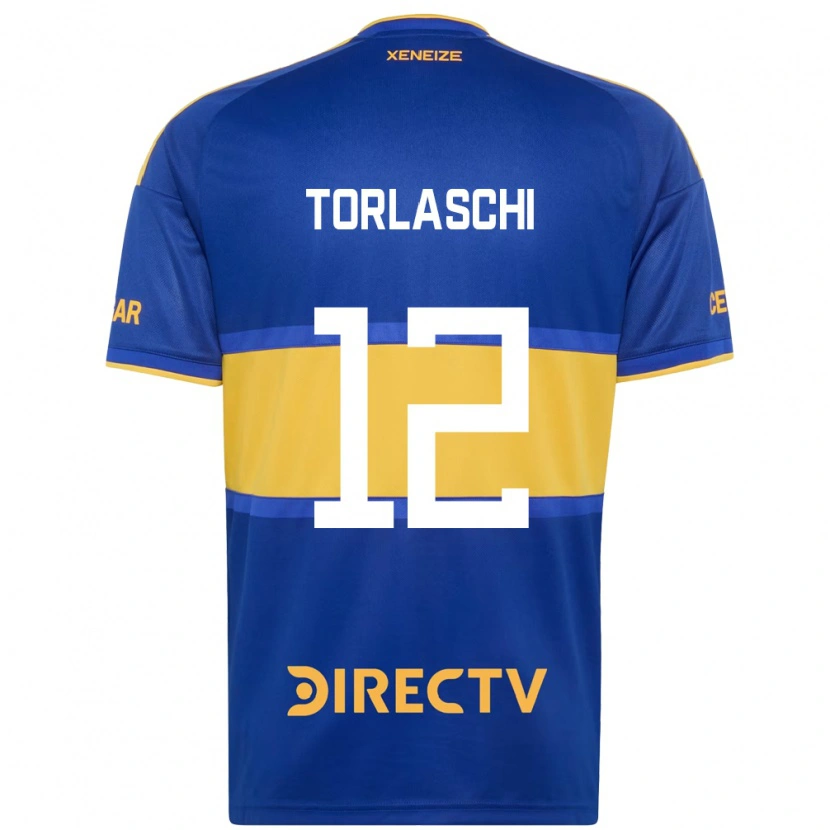 Danxen Kvinder Lucas Torlaschi #12 Kongelig Blå Gul Hjemmebane Spillertrøjer 2026/27 Trøje T-Shirt
