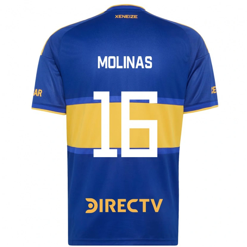 Danxen Kvinder Aaron Molinas #16 Kongelig Blå Gul Hjemmebane Spillertrøjer 2026/27 Trøje T-Shirt