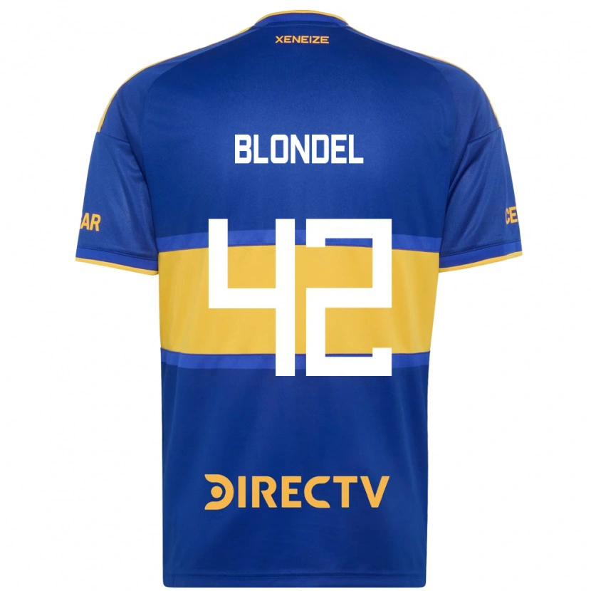 Danxen Kvinder Lucas Blondel #42 Kongelig Blå Gul Hjemmebane Spillertrøjer 2026/27 Trøje T-Shirt