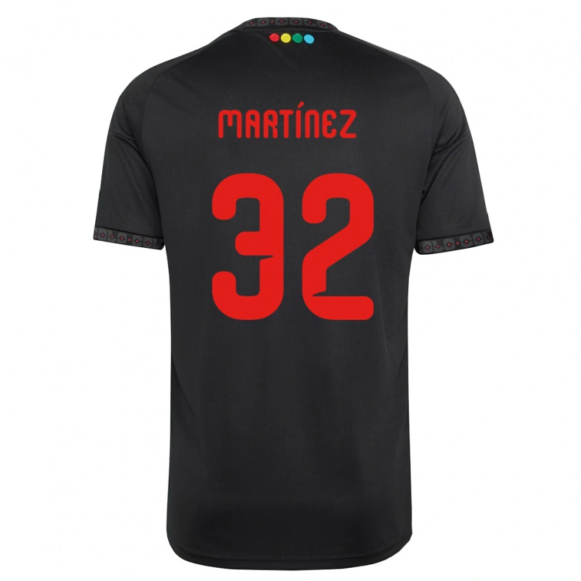 Danxen Kvinder Vicente Martínez #32 Sort Rød Udebane Spillertrøjer 2026/27 Trøje T-Shirt