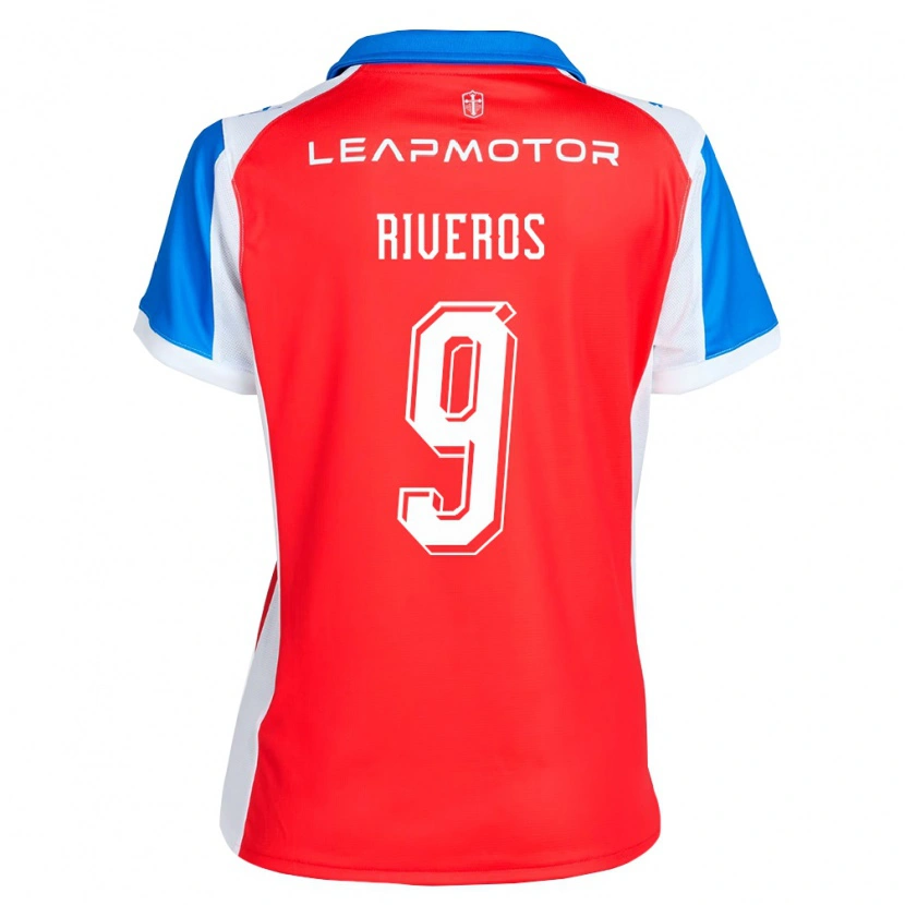 Danxen Kvinder Amaro Riveros #9 Rød Blå Udebane Spillertrøjer 2026/27 Trøje T-Shirt