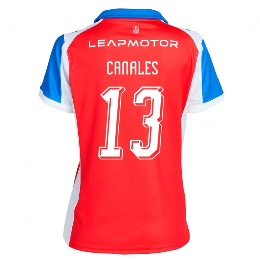 Danxen Kvinder Alfred Canales #13 Rød Blå Udebane Spillertrøjer 2026/27 Trøje T-Shirt