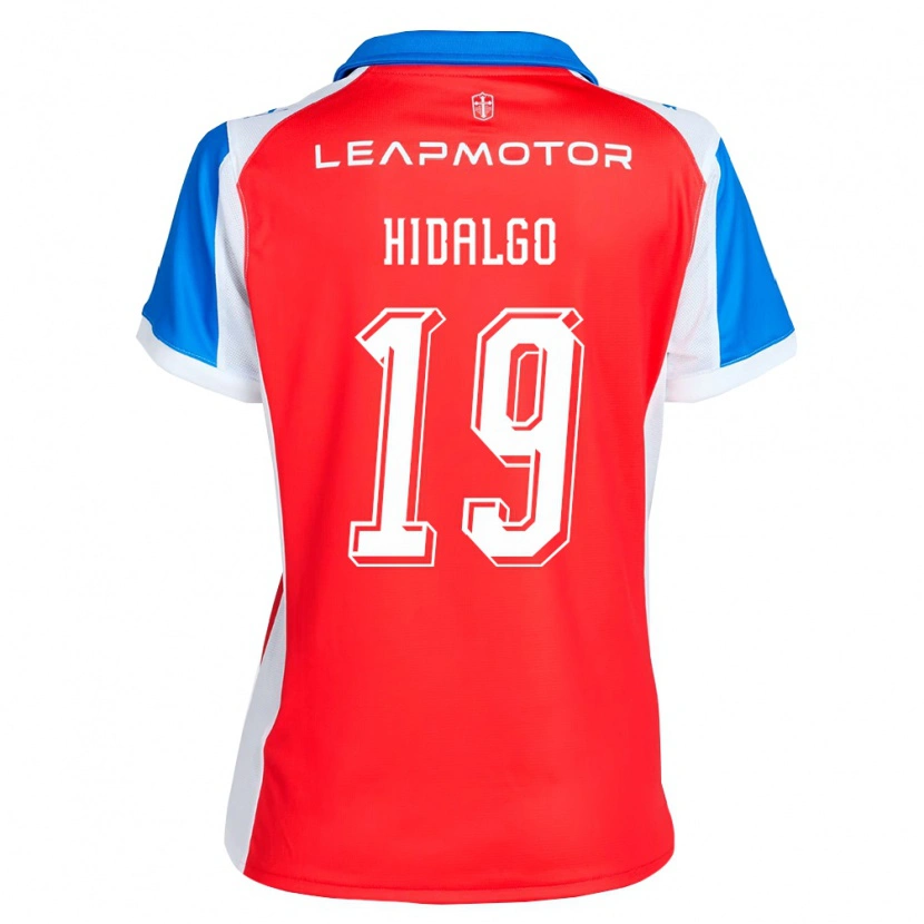 Danxen Kvinder Vicente Hidalgo #19 Rød Blå Udebane Spillertrøjer 2026/27 Trøje T-Shirt
