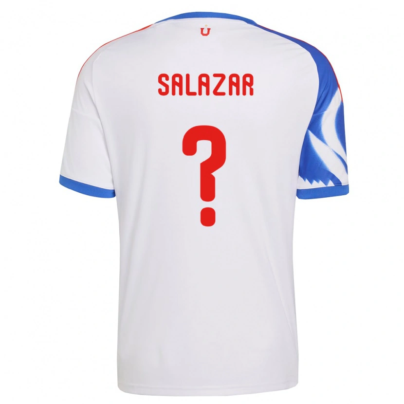 Danxen Kvinder Yahir Salazar #0 Hvid Marineblå Udebane Spillertrøjer 2026/27 Trøje T-Shirt