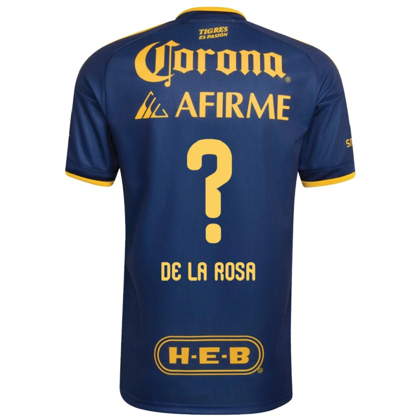 Danxen Kvinder Luis De La Rosa #0 Kongelig Blå Gul Udebane Spillertrøjer 2026/27 Trøje T-Shirt