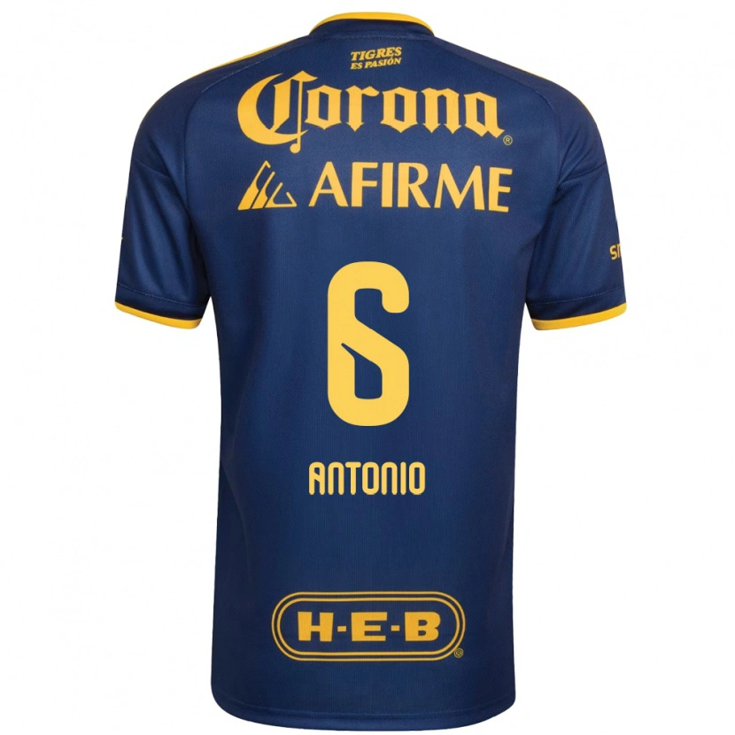 Danxen Kvinder Nancy Antonio #6 Kongelig Blå Gul Udebane Spillertrøjer 2026/27 Trøje T-Shirt