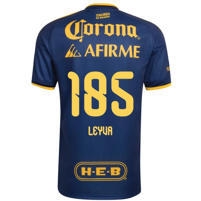 Danxen Kvinder Jorge Leyva #185 Kongelig Blå Gul Udebane Spillertrøjer 2026/27 Trøje T-Shirt