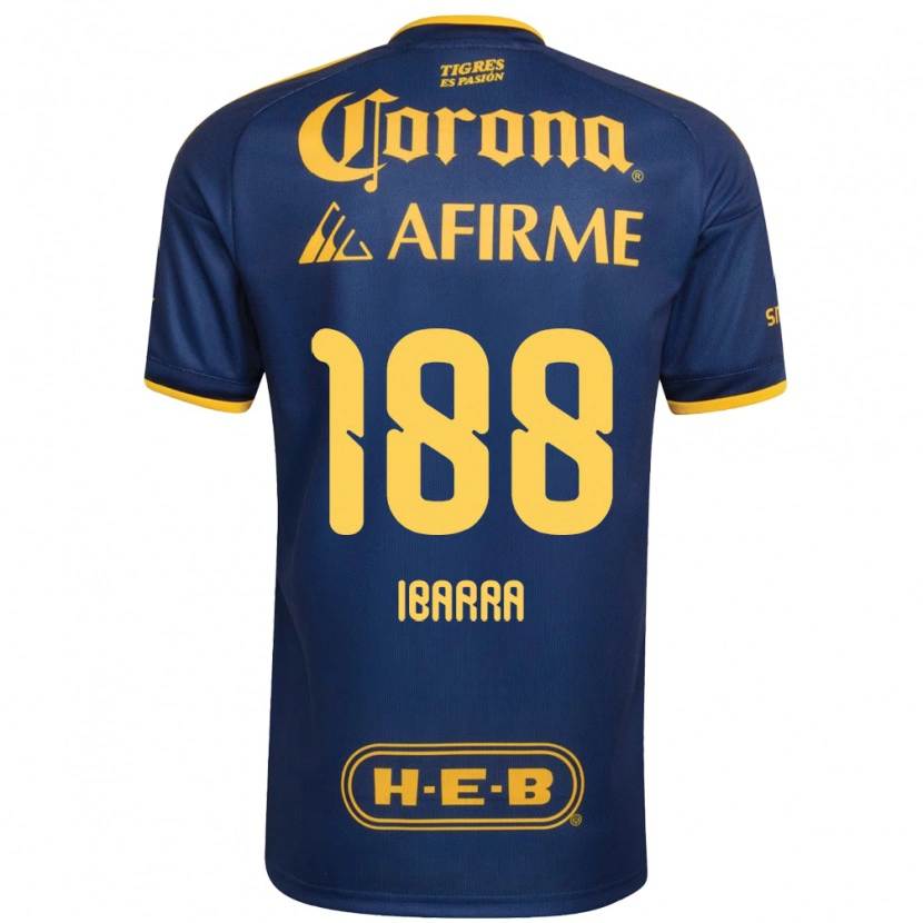 Danxen Kvinder Juan Ibarra #188 Kongelig Blå Gul Udebane Spillertrøjer 2026/27 Trøje T-Shirt