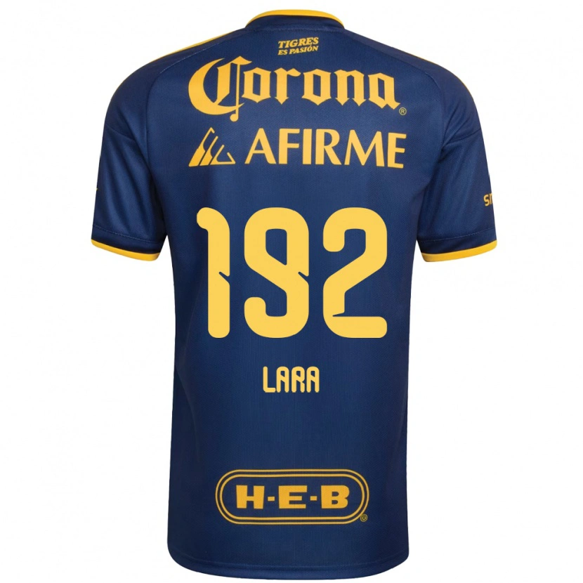 Danxen Kvinder Miguel Lara #192 Kongelig Blå Gul Udebane Spillertrøjer 2026/27 Trøje T-Shirt