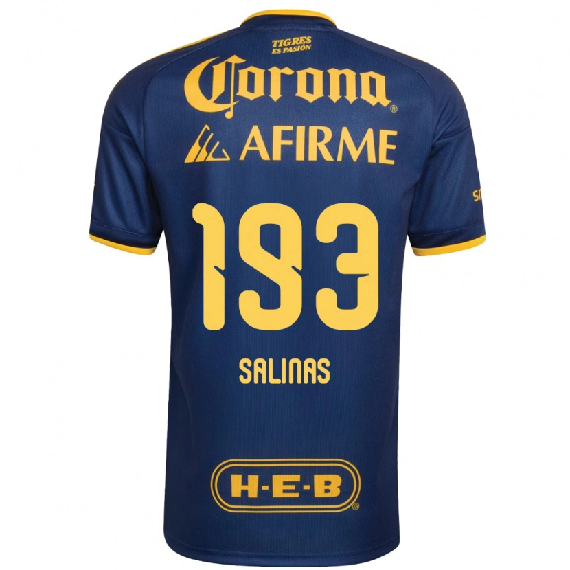 Danxen Kvinder Marcelo Salinas #193 Kongelig Blå Gul Udebane Spillertrøjer 2026/27 Trøje T-Shirt