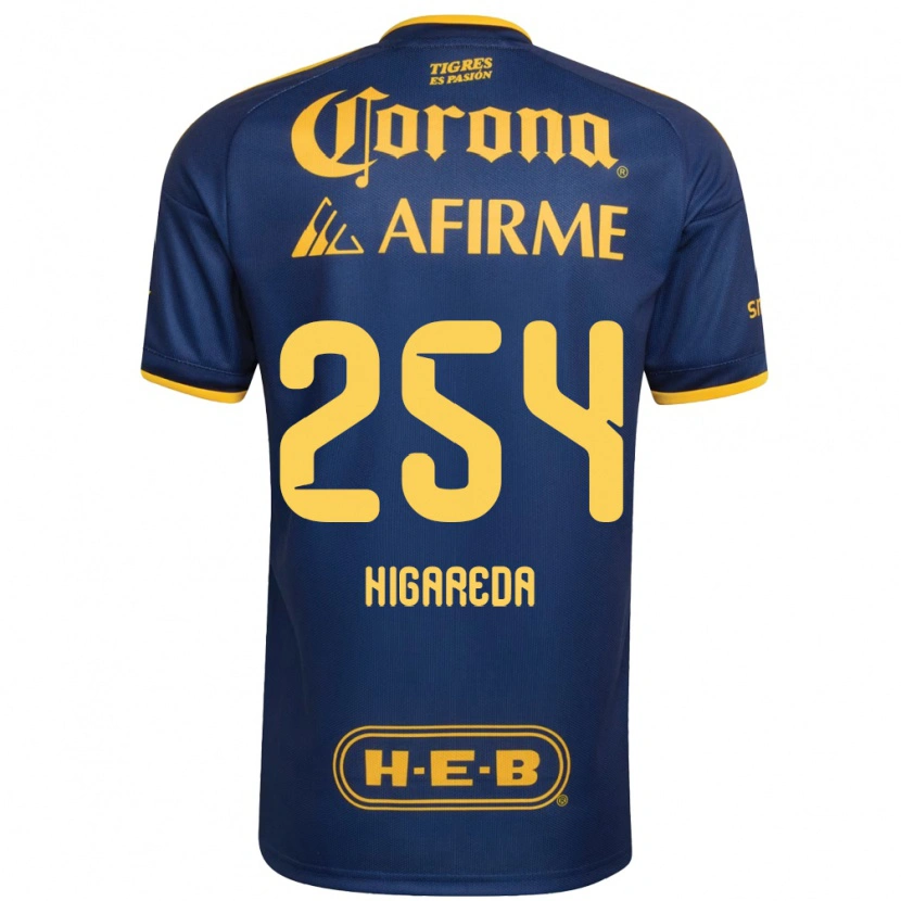 Danxen Kvinder Dorian Higareda #254 Kongelig Blå Gul Udebane Spillertrøjer 2026/27 Trøje T-Shirt