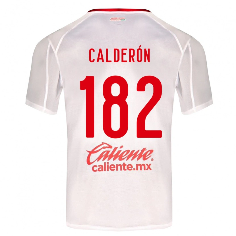Danxen Kvinder Leonel Calderón #182 Hvid Grøn Rød Udebane Spillertrøjer 2026/27 Trøje T-Shirt