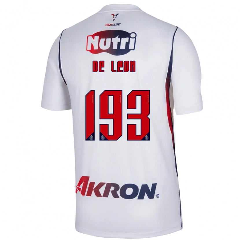Danxen Kvinder Jared De León #193 Hvid Marineblå Rød Udebane Spillertrøjer 2026/27 Trøje T-Shirt