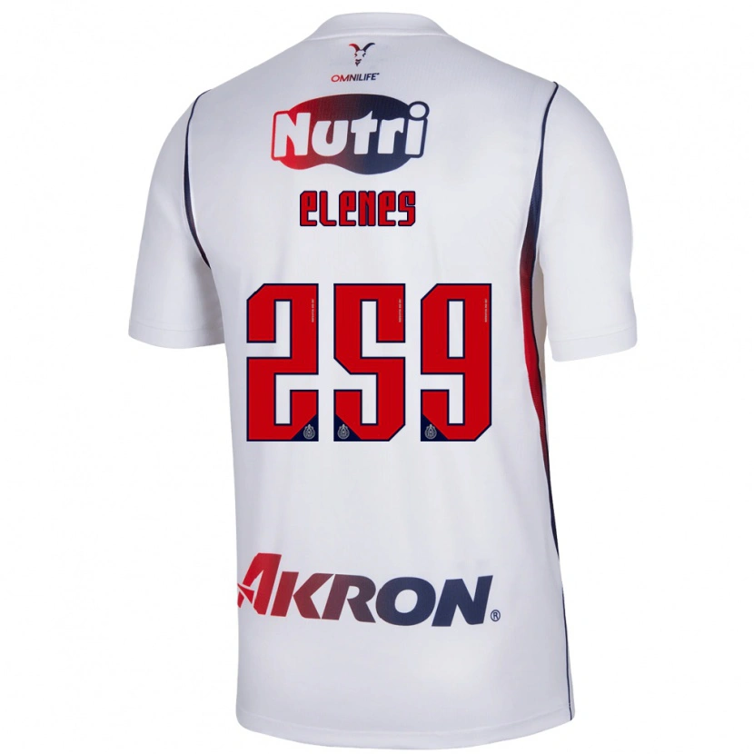 Danxen Kvinder José Elenes #259 Hvid Marineblå Rød Udebane Spillertrøjer 2026/27 Trøje T-Shirt