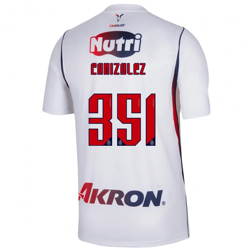 Danxen Kvinder Djorkaeff Canizalez #351 Hvid Marineblå Rød Udebane Spillertrøjer 2026/27 Trøje T-Shirt