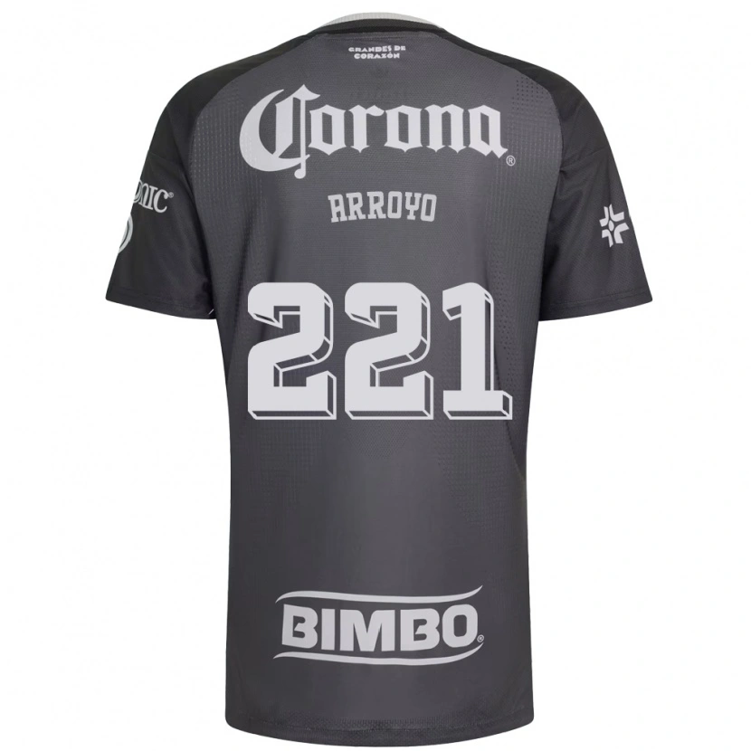 Danxen Kvinder Reyli Arroyo #221 Grå Hvid Sort Udebane Spillertrøjer 2026/27 Trøje T-Shirt