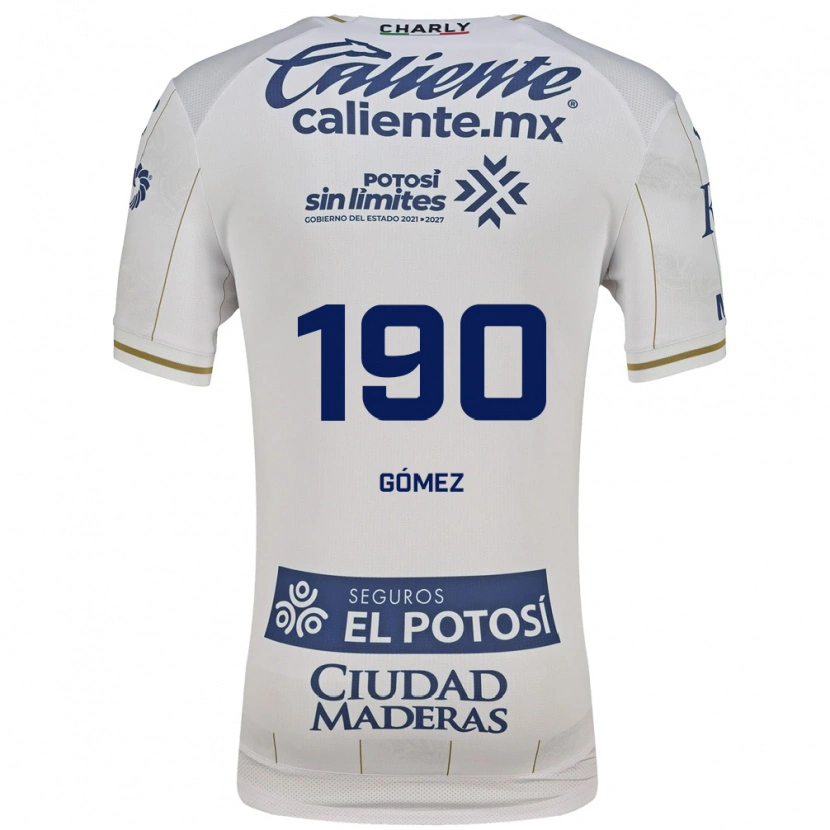 Danxen Kvinder Bruno Gómez #190 Hvid Blå Udebane Spillertrøjer 2026/27 Trøje T-Shirt
