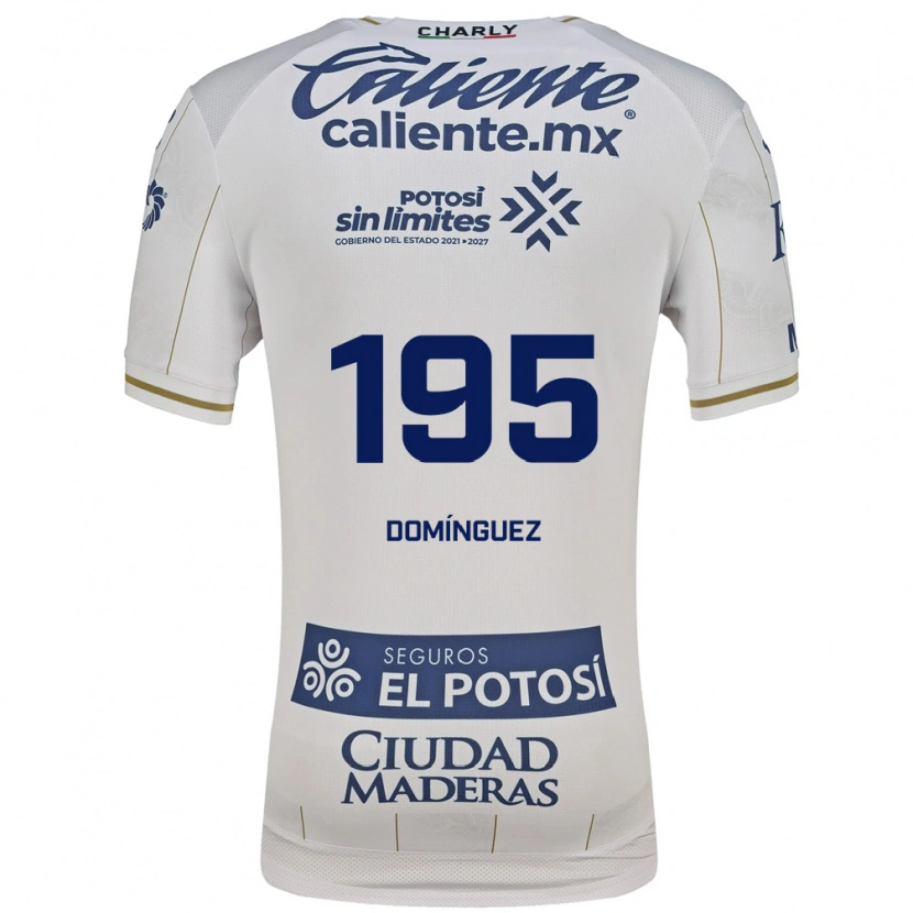 Danxen Kvinder Iván Domínguez #195 Hvid Blå Udebane Spillertrøjer 2026/27 Trøje T-Shirt