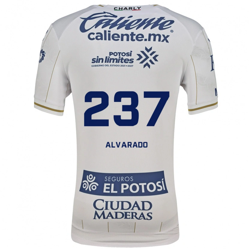 Danxen Kvinder Luis Alvarado #237 Hvid Blå Udebane Spillertrøjer 2026/27 Trøje T-Shirt
