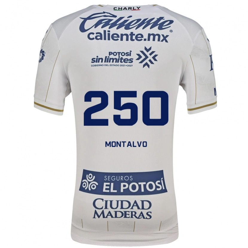 Danxen Kvinder Maddox Montalvo #250 Hvid Blå Udebane Spillertrøjer 2026/27 Trøje T-Shirt