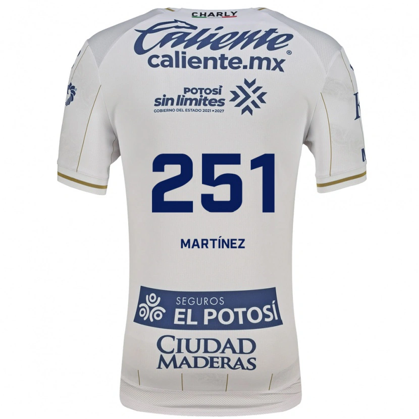 Danxen Kvinder Brayan Martínez #251 Hvid Blå Udebane Spillertrøjer 2026/27 Trøje T-Shirt