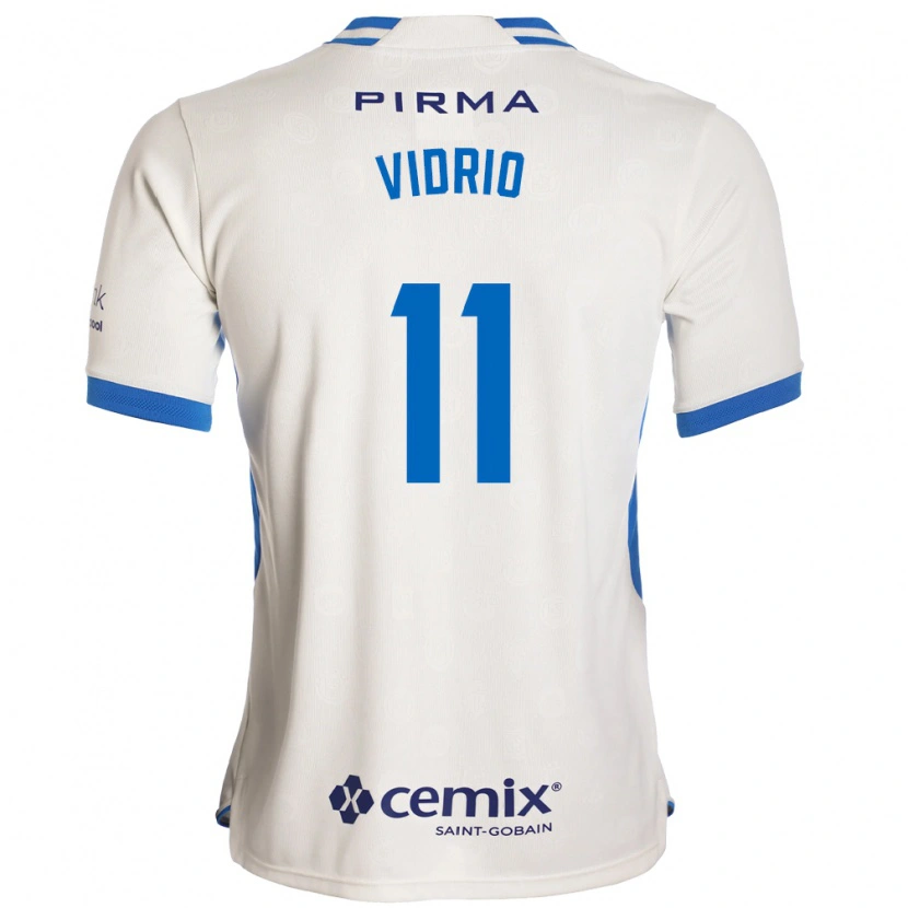 Danxen Kvinder Nailea Vidrio #11 Hvid Blå Rød Udebane Spillertrøjer 2026/27 Trøje T-Shirt