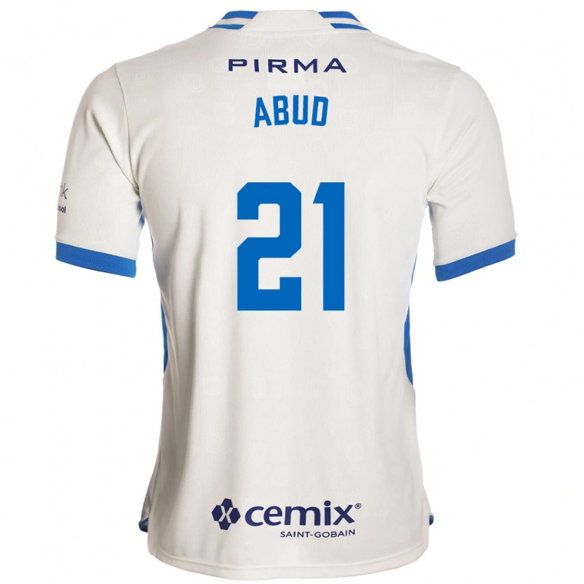 Danxen Kvinder Karime Abud #21 Hvid Blå Rød Udebane Spillertrøjer 2026/27 Trøje T-Shirt