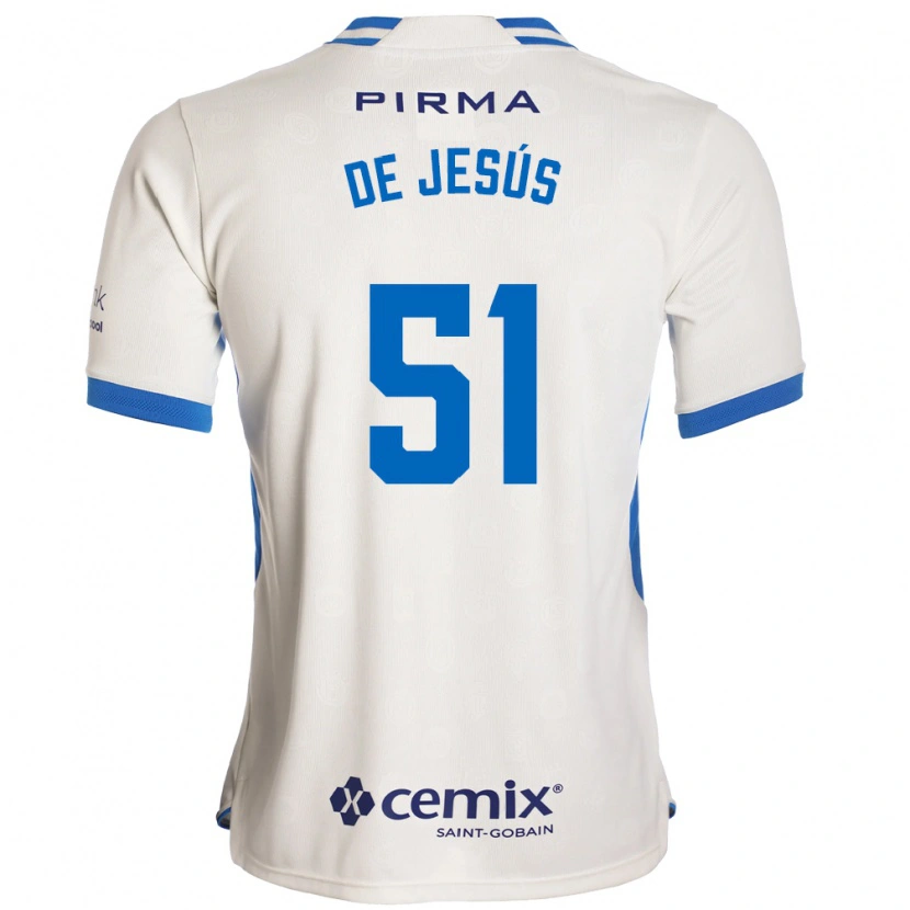 Danxen Kvinder Luis De Jesús #51 Hvid Blå Rød Udebane Spillertrøjer 2026/27 Trøje T-Shirt