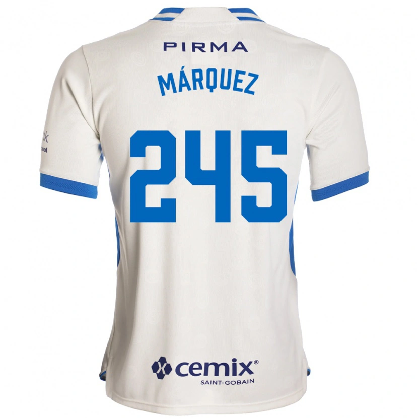 Danxen Kvinder Víctor Márquez #245 Hvid Blå Rød Udebane Spillertrøjer 2026/27 Trøje T-Shirt
