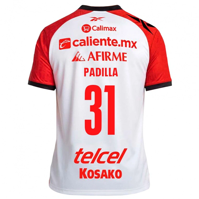Danxen Kvinder Yael Padilla #31 Hvid Sort Rød Udebane Spillertrøjer 2026/27 Trøje T-Shirt