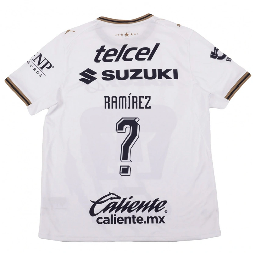 Danxen Kvinder Ricardo Ramírez #0 Hvid Sort Brun Udebane Spillertrøjer 2026/27 Trøje T-Shirt