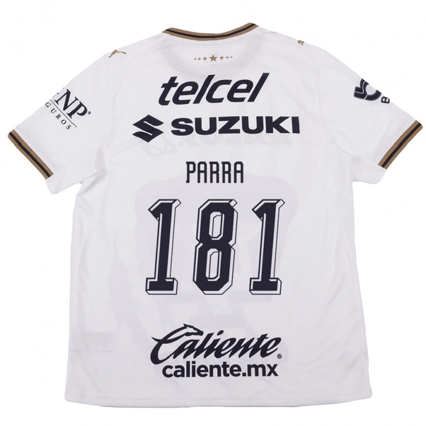 Danxen Kvinder Rodrigo Parra #181 Hvid Sort Brun Udebane Spillertrøjer 2026/27 Trøje T-Shirt