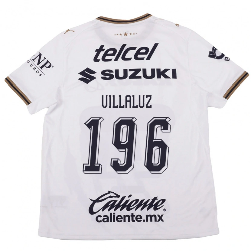 Danxen Kvinder Diego Villaluz #196 Hvid Sort Brun Udebane Spillertrøjer 2026/27 Trøje T-Shirt