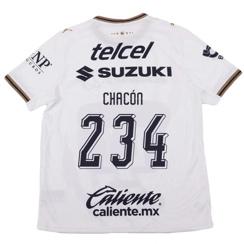 Danxen Kvinder Nicolás Chacón #234 Hvid Sort Brun Udebane Spillertrøjer 2026/27 Trøje T-Shirt
